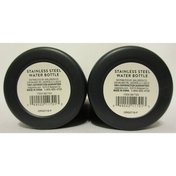 Dashing Stainless Steel Water Bottle Matte Black 20 fl oz Travel Camping Set 2 - Picture 6 of 10